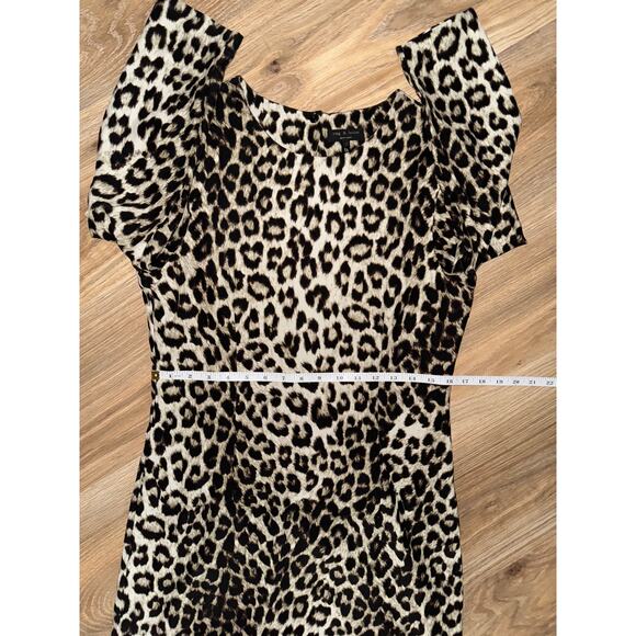 Rag & Bone 100% Silk Leopard Print Short Dress - Size 8 - Picture 11 of 12